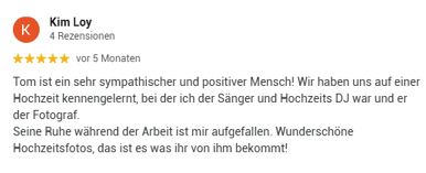 google rezension hochzeitsfotograf tom kim